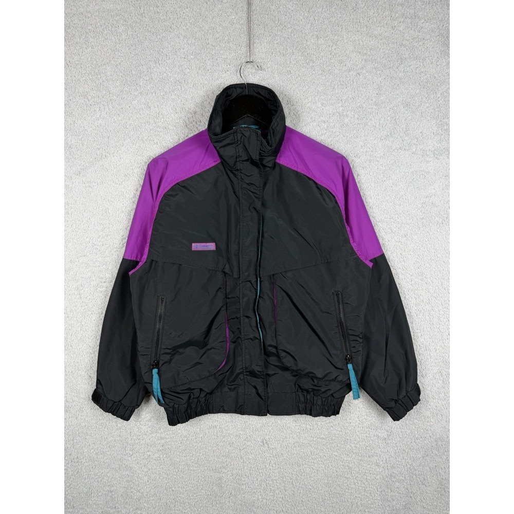 Vintage Columbia Radial Sleeve Women's Size M Ski Jacket Full Zip Powder Keg